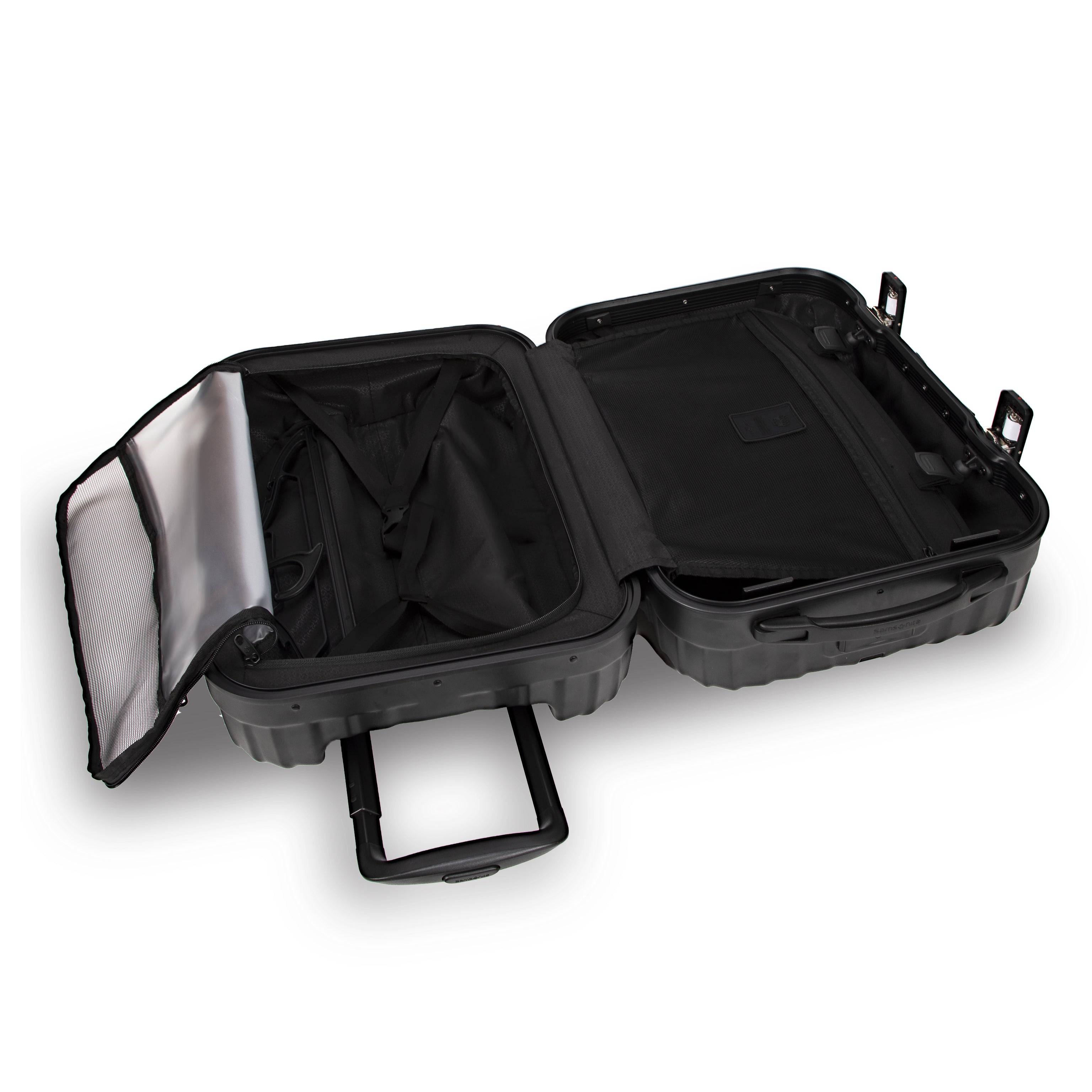 Samsonite Tru-Frame Hard-Shell Black Small Carry-on Suitcase