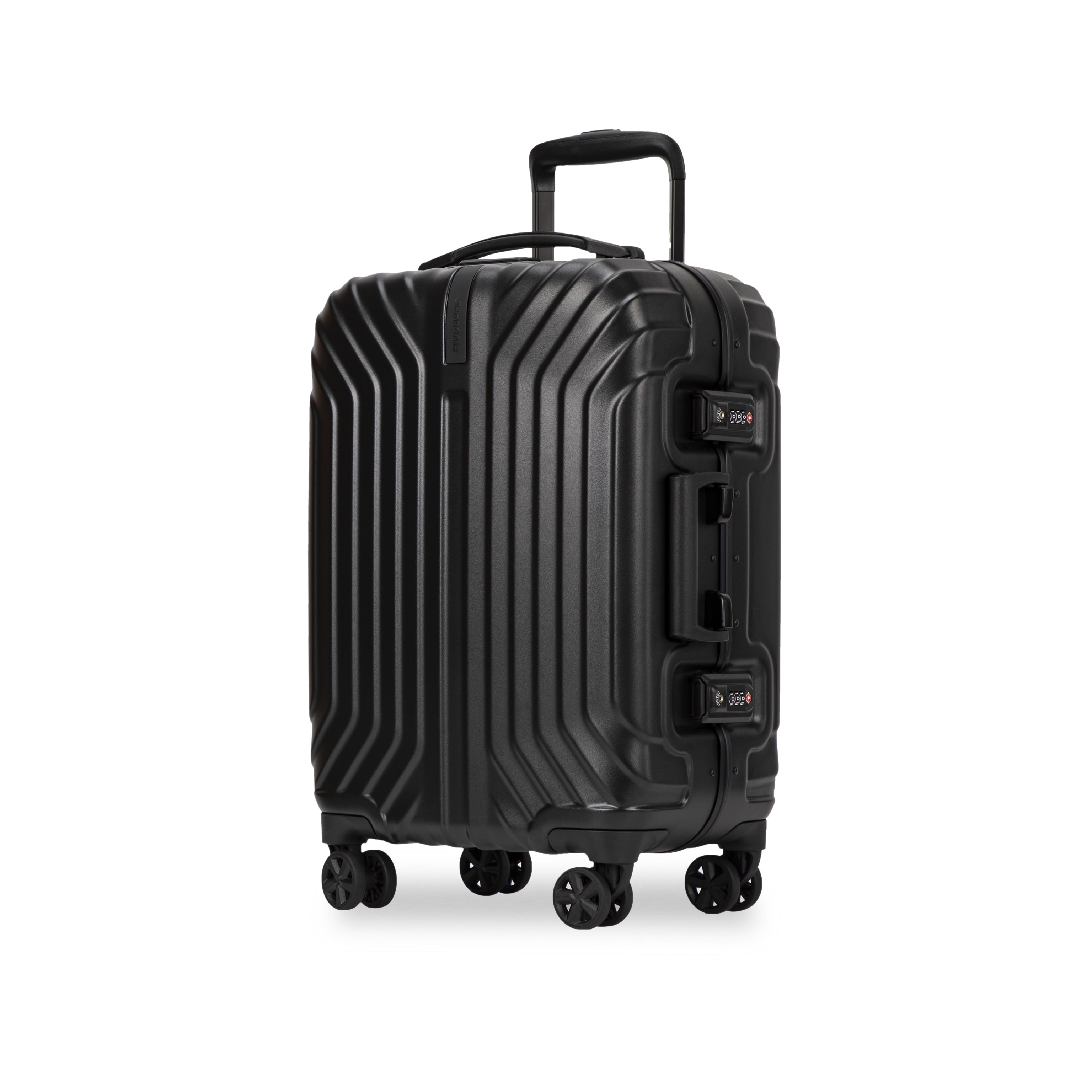 Samsonite Tru-Frame Hard-Shell Black Small Carry-on Suitcase